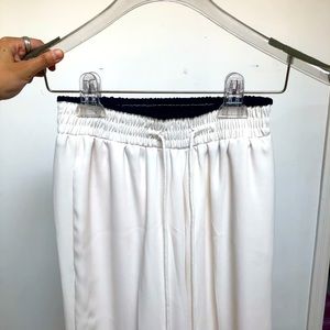 Oak + Fort high waisted wide leg pants